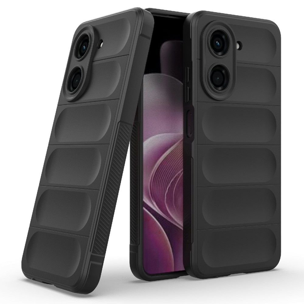 Rugg odolný gélový obal na Xiaomi Redmi A5 (171.7x77.8x8.3mm) - čierny