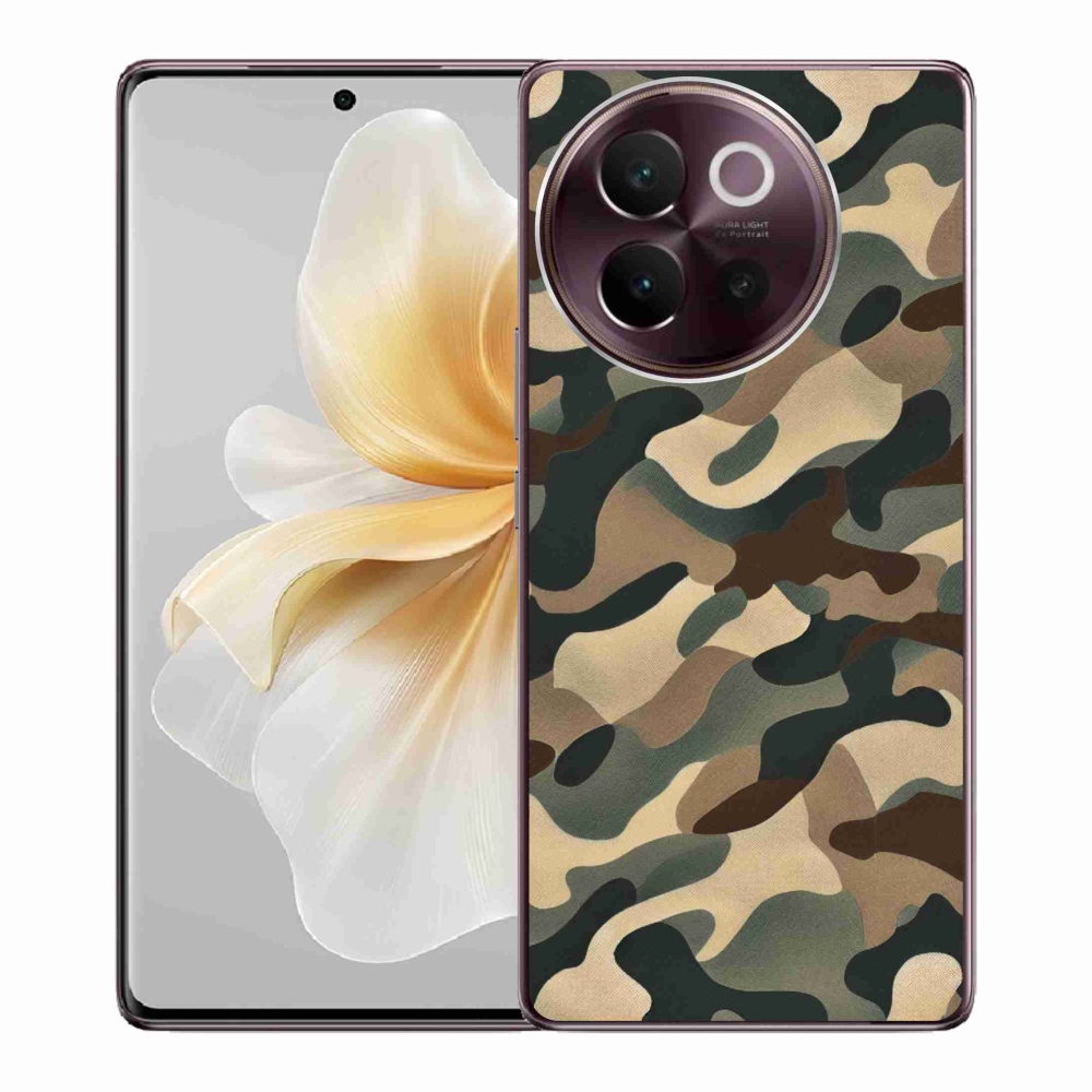 Gélový kryt mmCase na Vivo V40 Lite 5G - maskáčový vzor 11