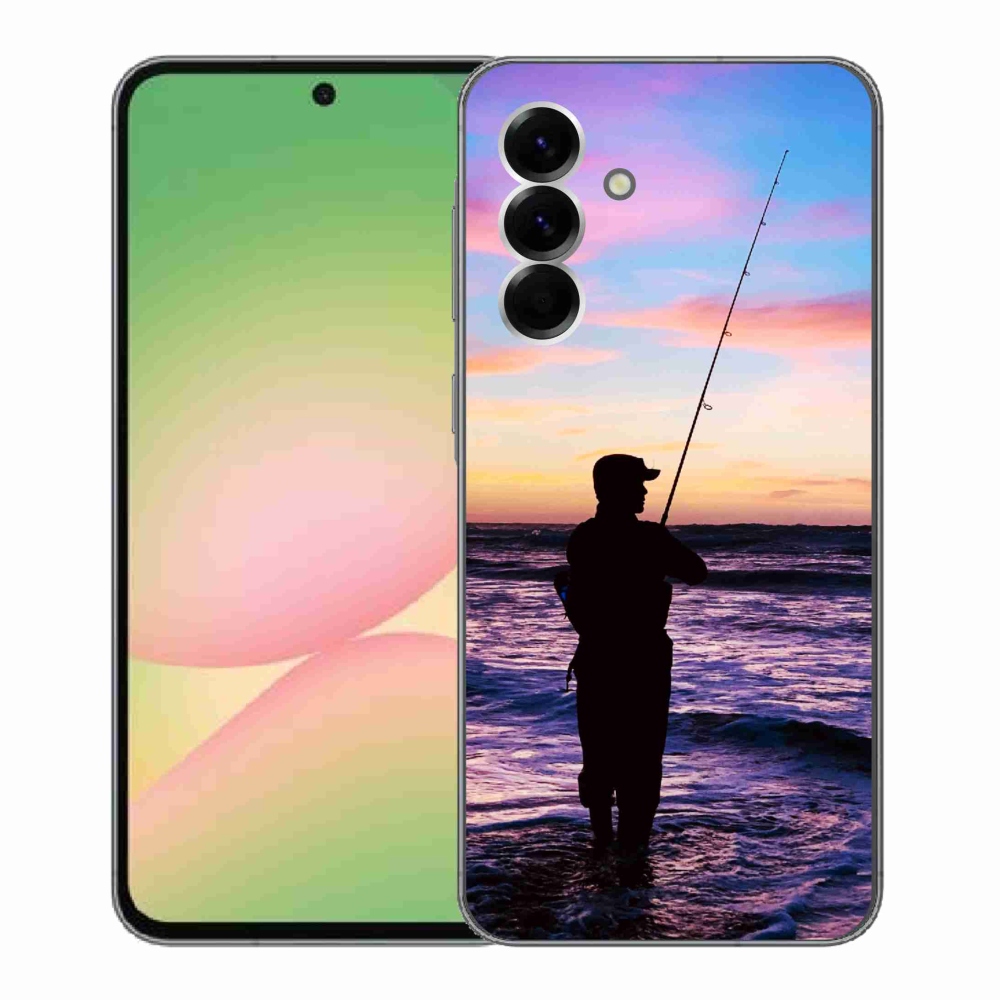 Gélový kryt mmCase na Samsung Galaxy A56 5G - rybárčenie 1
