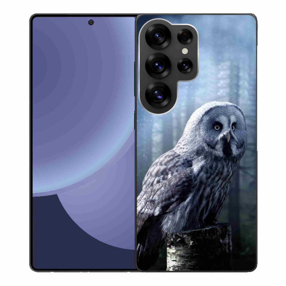 Gélový kryt mmCase na Samsung Galaxy S25 Ultra - sova