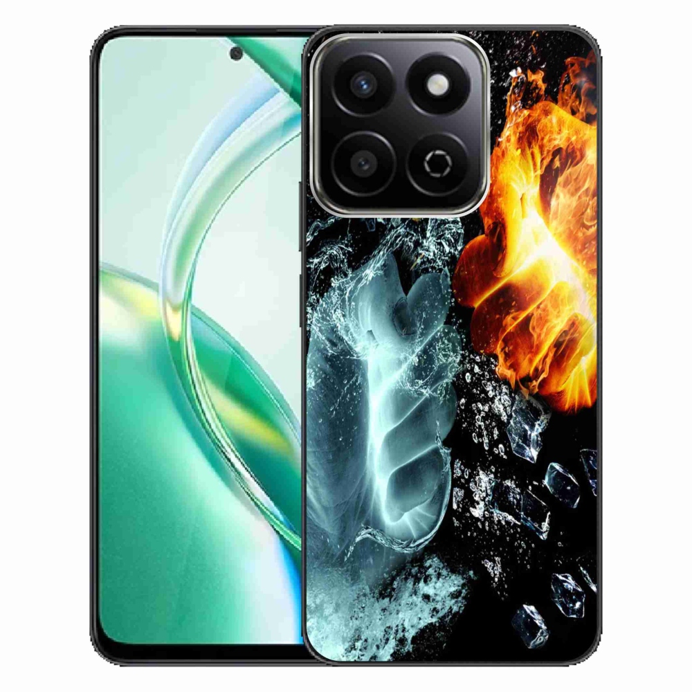 Gélový kryt mmCase na Honor 200 Smart 5G - voda a oheň