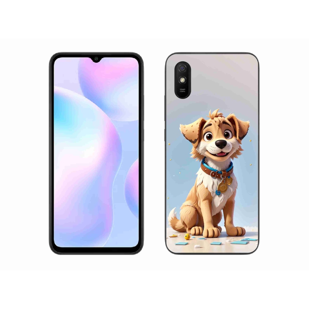 Gélový kryt mmCase na Xiaomi Redmi 9A - kreslené šteňa