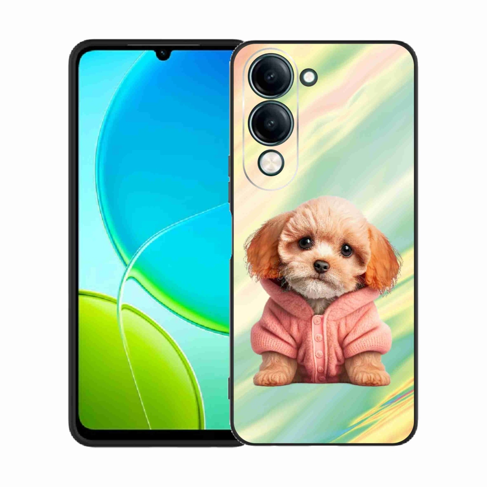 Gélový kryt mmCase na Vivo Y29s 5G - šteňa vo svetri