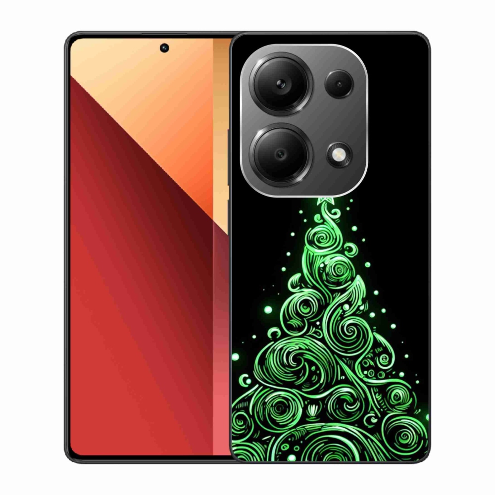 Gélový kryt mmCase na Xiaomi Redmi Note 13 Pro 4G/Poco M6 Pro - neónový vianočný stromček 3