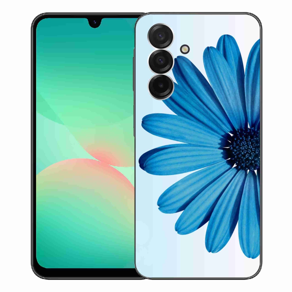 Gélový kryt mmCase na Samsung Galaxy A26 5G - modrá margaréta