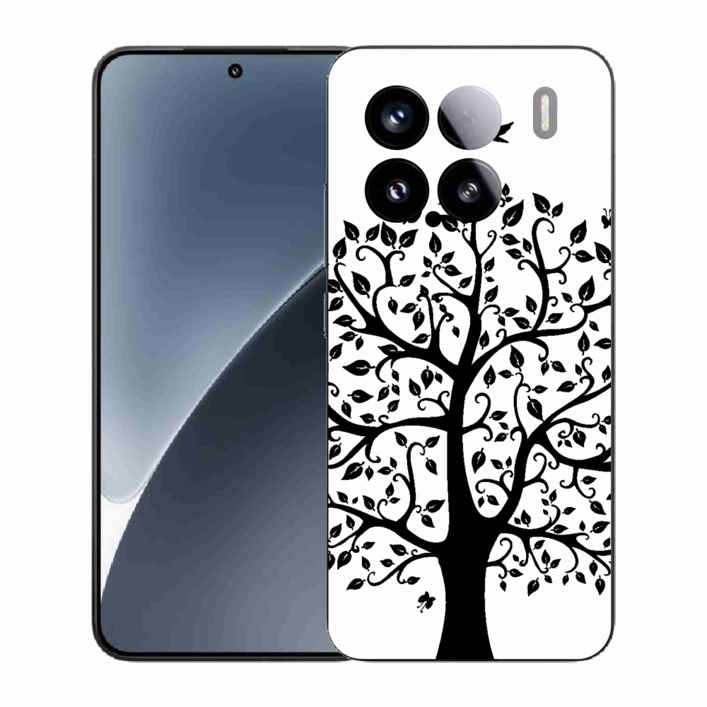 Gélový kryt mmCase na Xiaomi 15 - čiernobiely strom