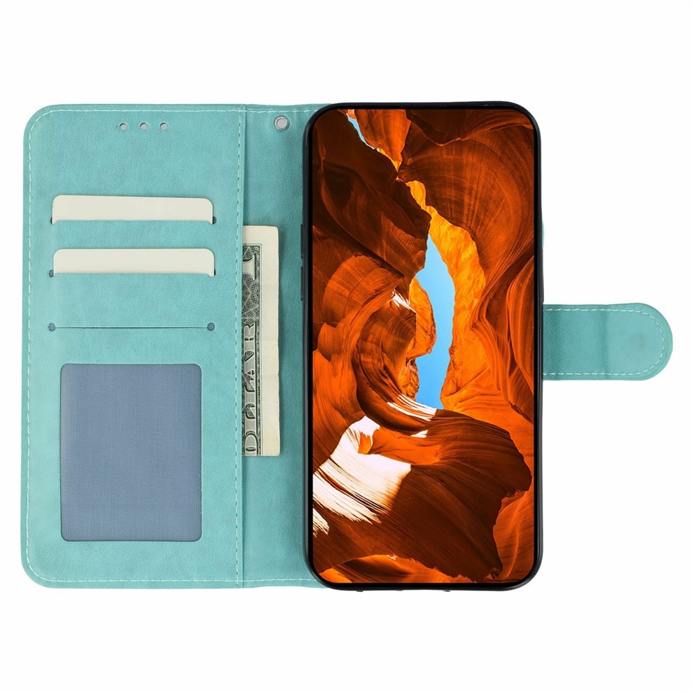 Clots knižkové púzdro na Xiaomi Redmi 15 5G - modrozelené