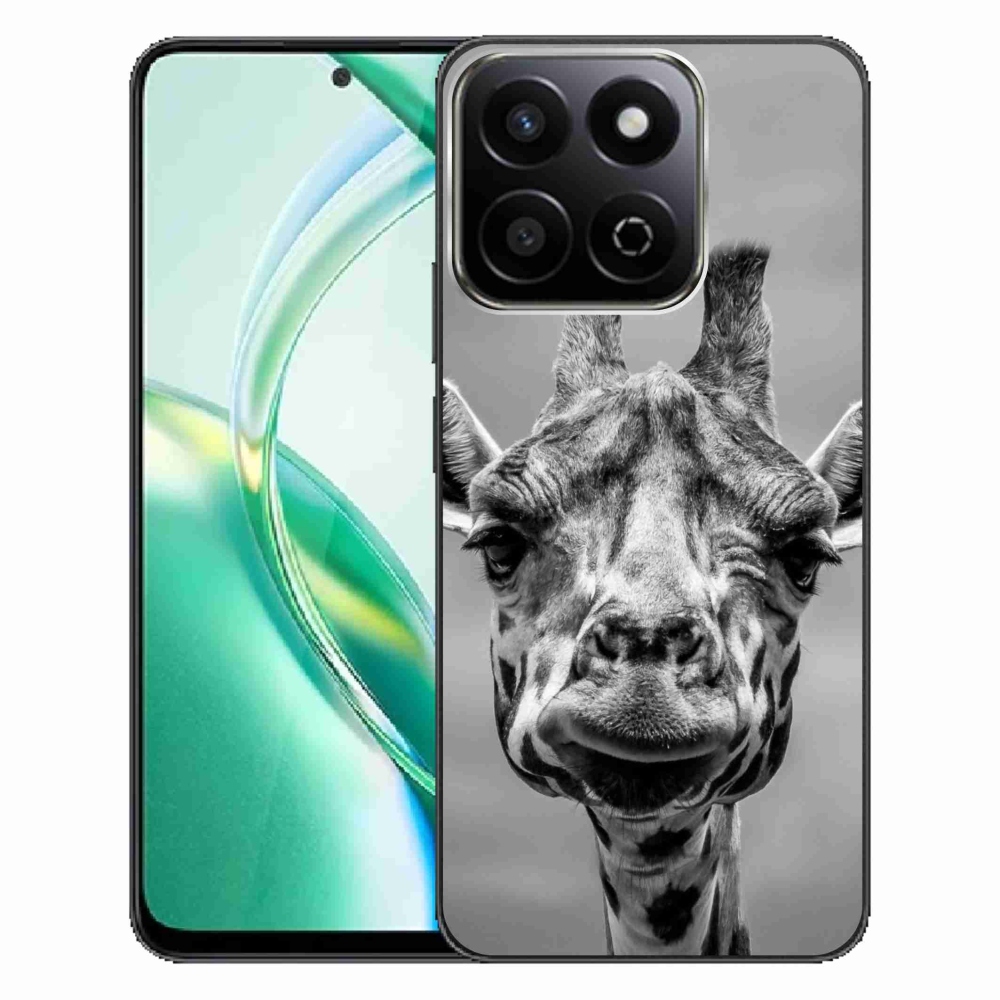 Gélový kryt mmCase na Honor 200 Smart 5G - čiernobiela žirafa