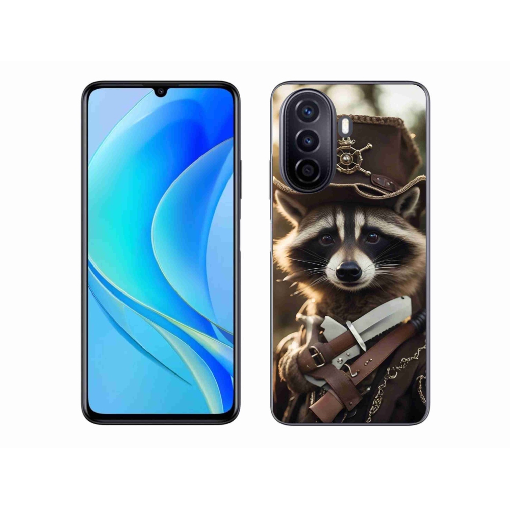 Gelový kryt mmCase na Huawei Nova Y70 - mýval v uniformě