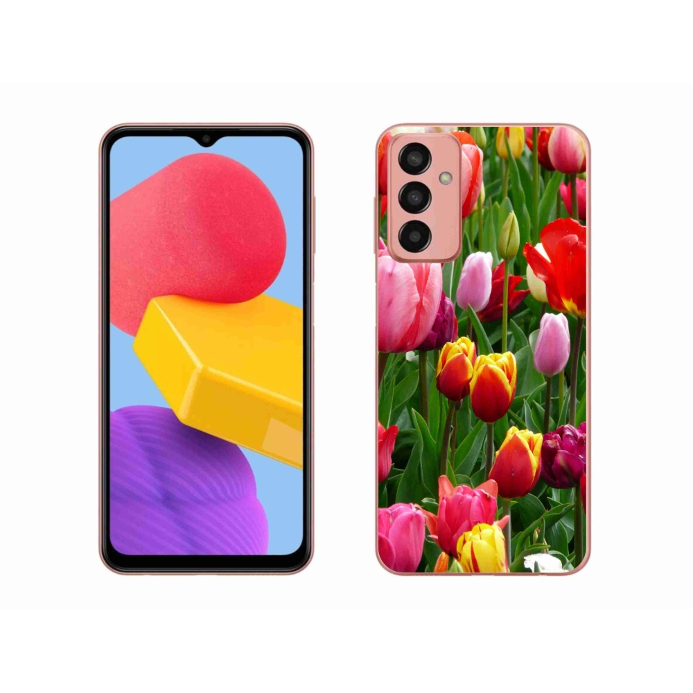 Gélový kryt mmCase na Samsung Galaxy M13 - tulipány