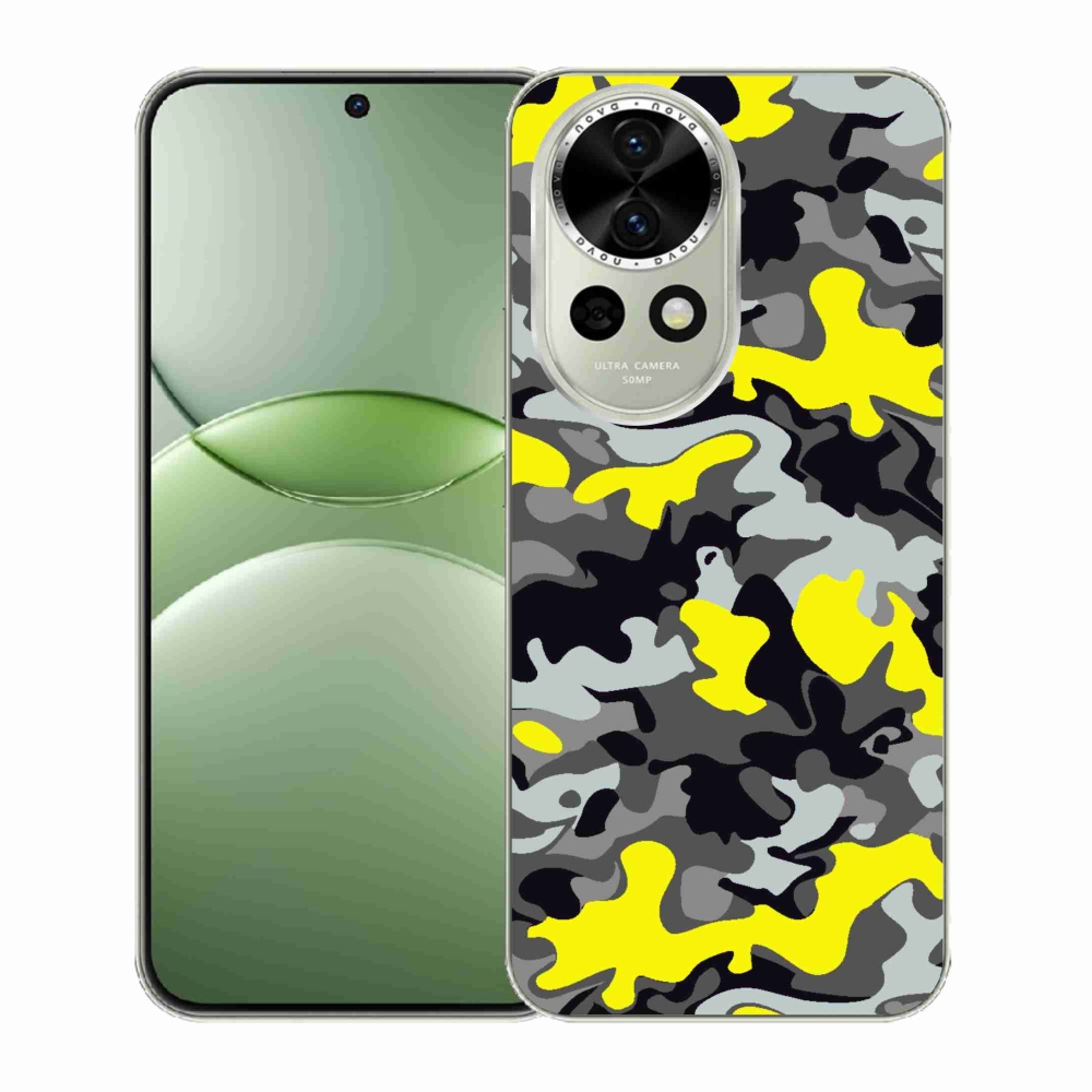 Gélový kryt mmCase na Huawei Nova 13 5G - maskáčový vzor 6