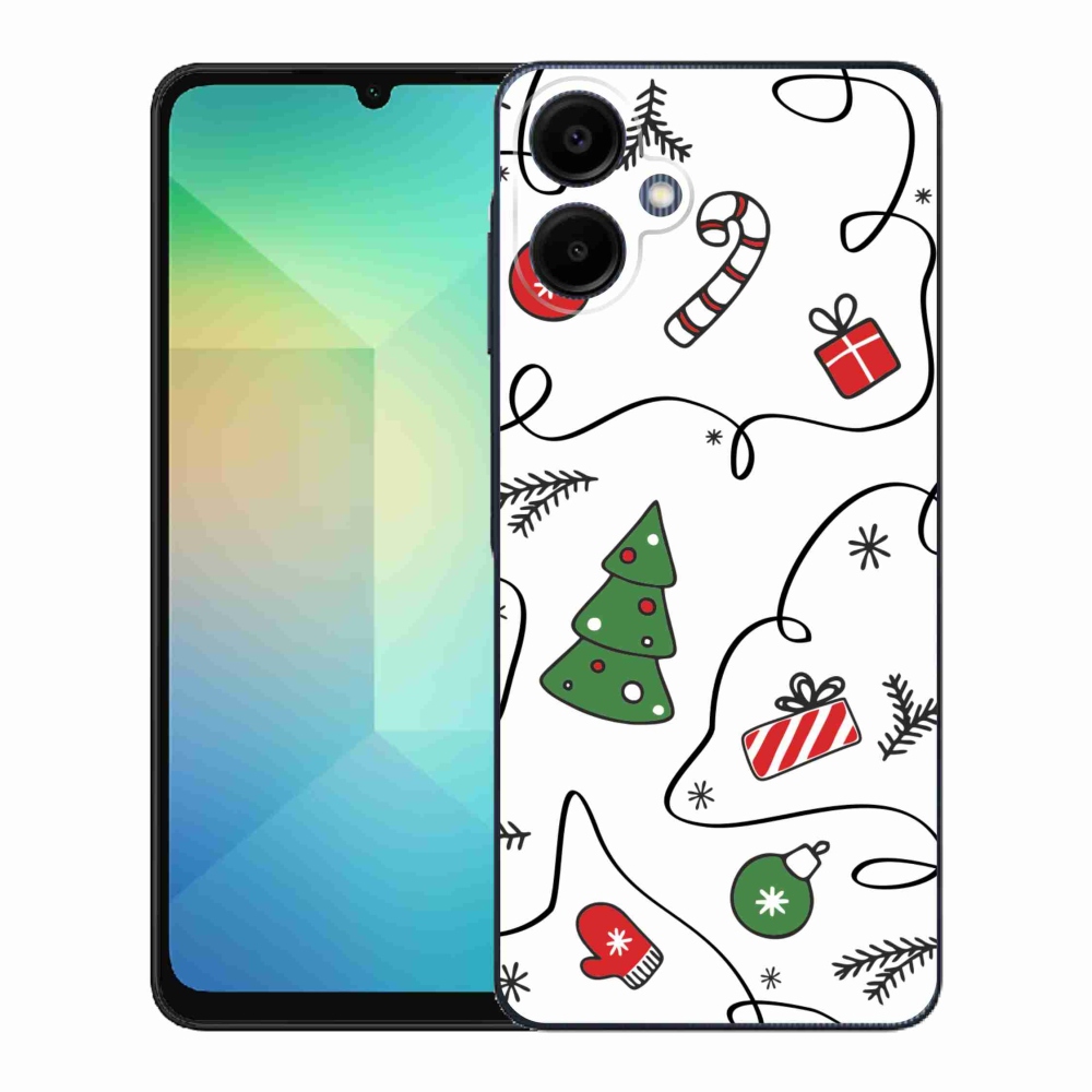 Gélový kryt mmCase na Samsung Galaxy A06 4G - vianočné motívy