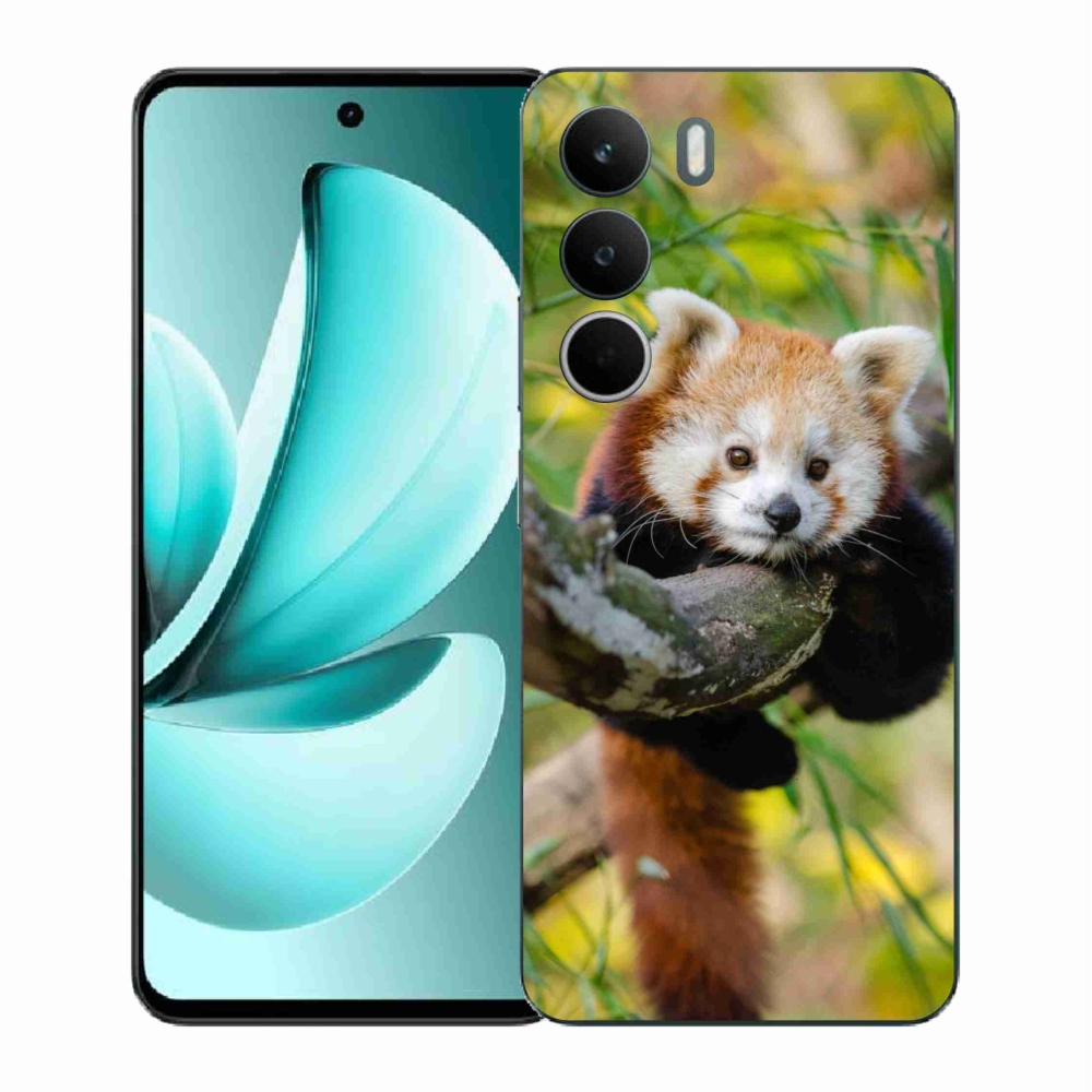 Gélový kryt mmCase na Realme C71 - panda červená