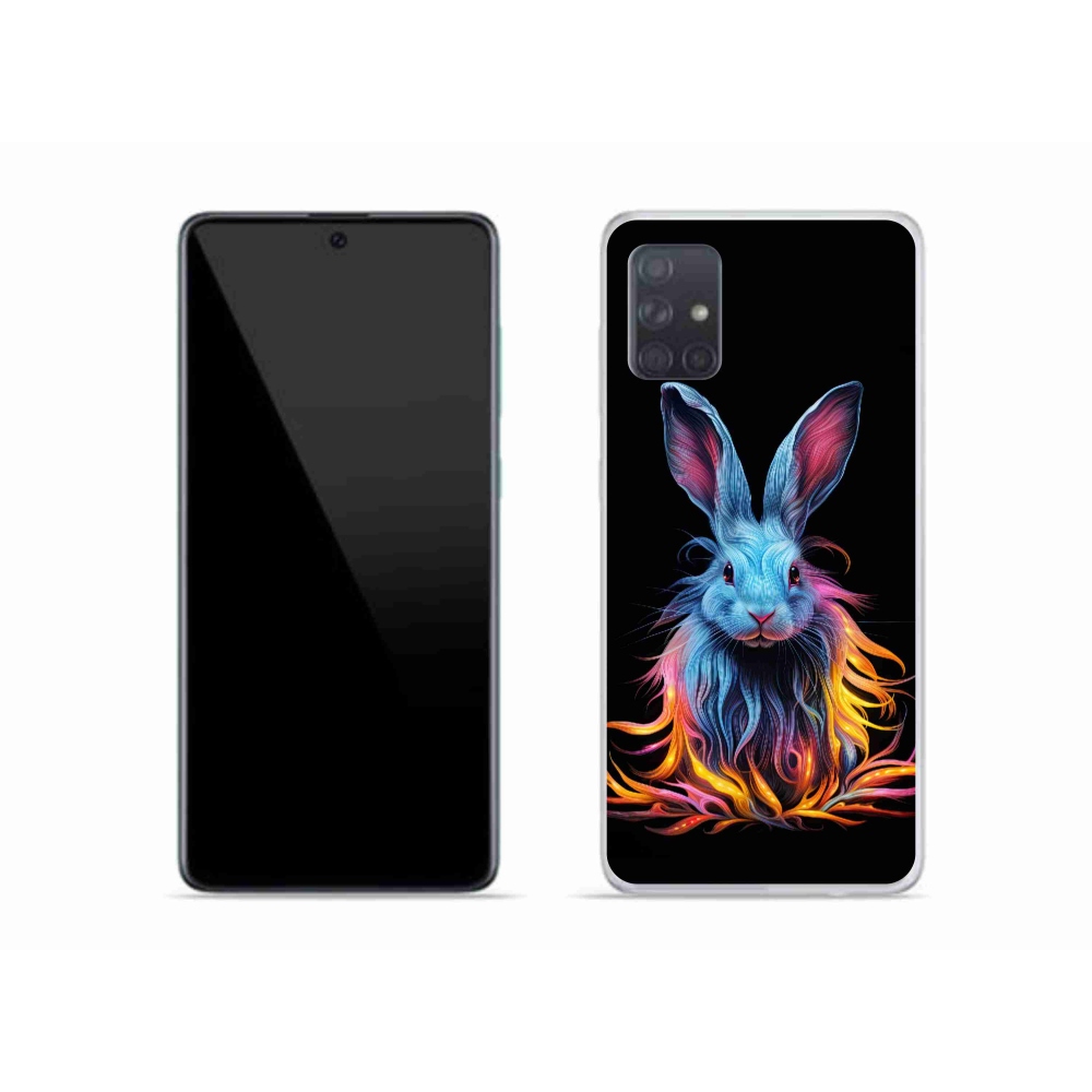 Gélový kryt mmCase na Samsung Galaxy A51 - abstraktný zajac