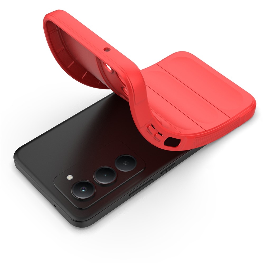 Rugg odolný gélový obal na Xiaomi Redmi 15 4G (171mm) - červený