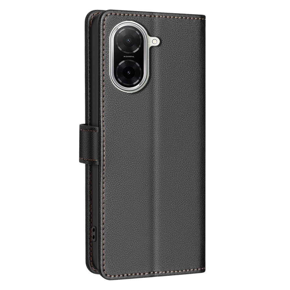 BINFEN knižkové púzdro na Xiaomi Redmi A5 (171.7x77.8x8.3mm) - čierne