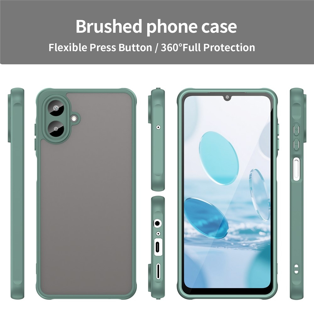 Proof gélový obal s pevným chrbtom na Samsung Galaxy A07 4G - zelený