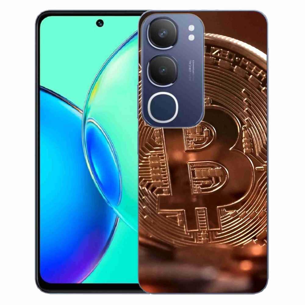 Gélový kryt mmCase na Vivo Y19s - bitcoin