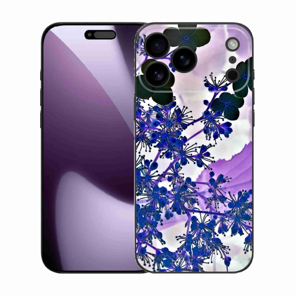 Gélový kryt mmCase na iPhone 17 Pro Max - kvet hortenzie