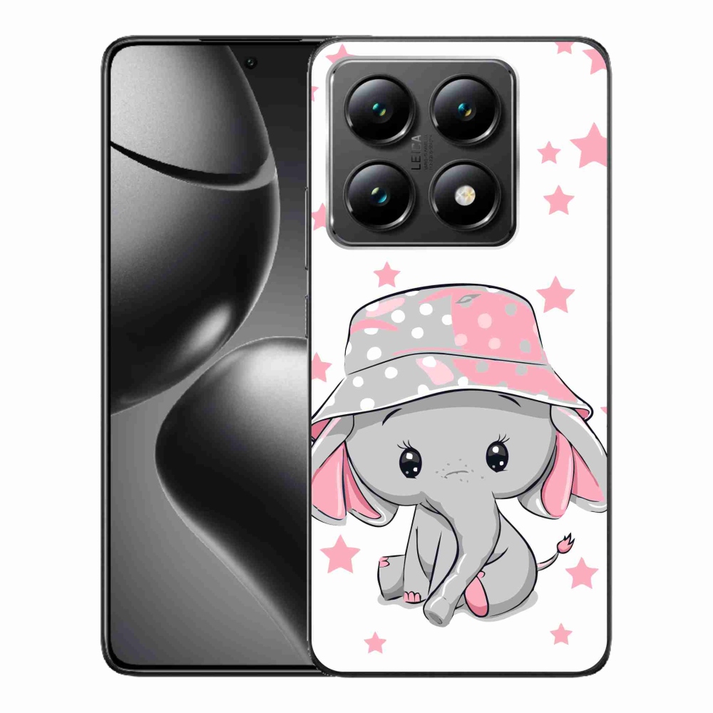 Gélový kryt mmCase na Xiaomi 14T - ružový slon