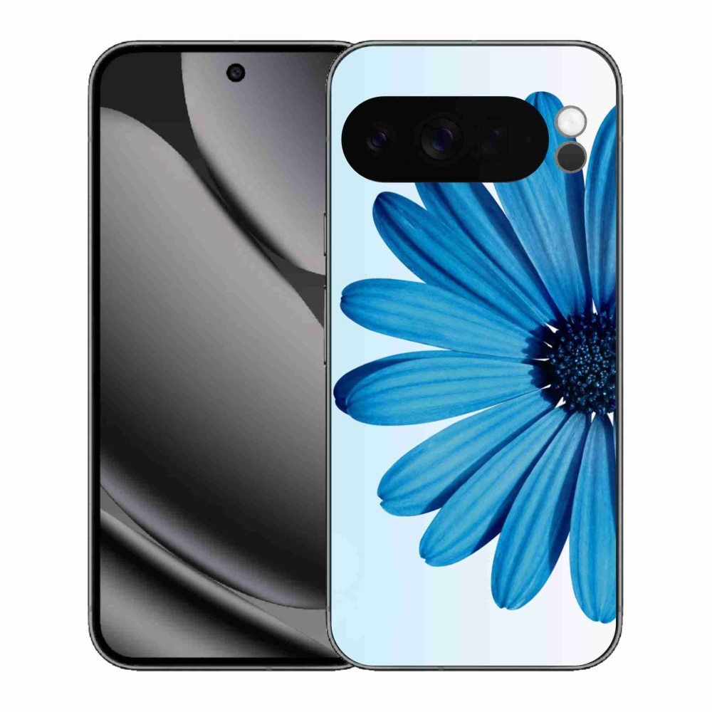 Gélový kryt mmCase na Google Pixel 10 Pro XL - modrá margaréta
