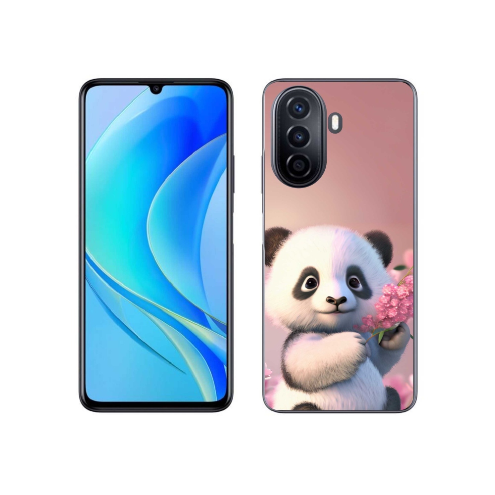 Gélový kryt mmCase na Huawei Nova Y70 - roztomilá panda