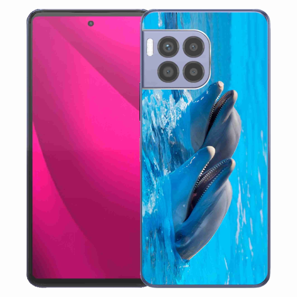 Gélový kryt mmCase na T-Mobile T Phone 2 Pro - delfíny