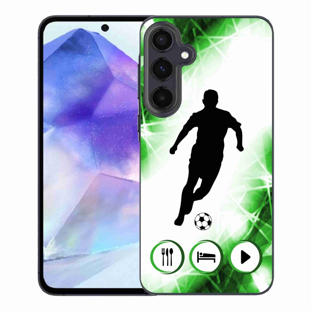 Gélový kryt mmCase na Samsung Galaxy A55 5G - futbalista