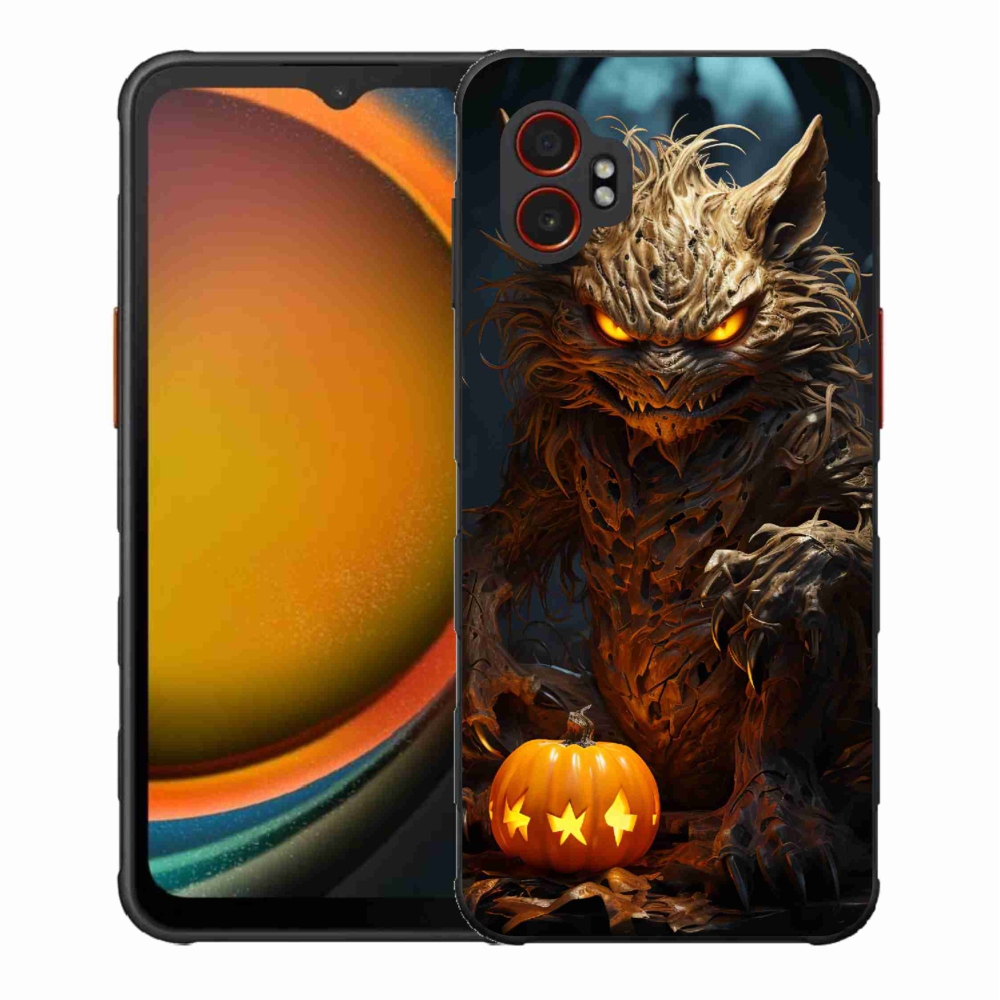 Gélový kryt mmCase na Samsung Galaxy Xcover 7 Pro - halloweenska príšera