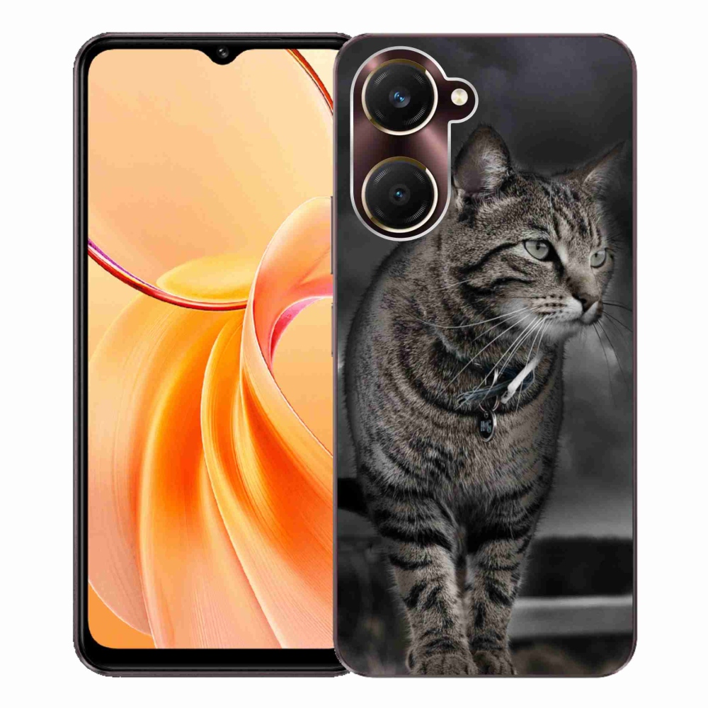 Gélový kryt mmCase na Vivo Y28s 5G - mačka