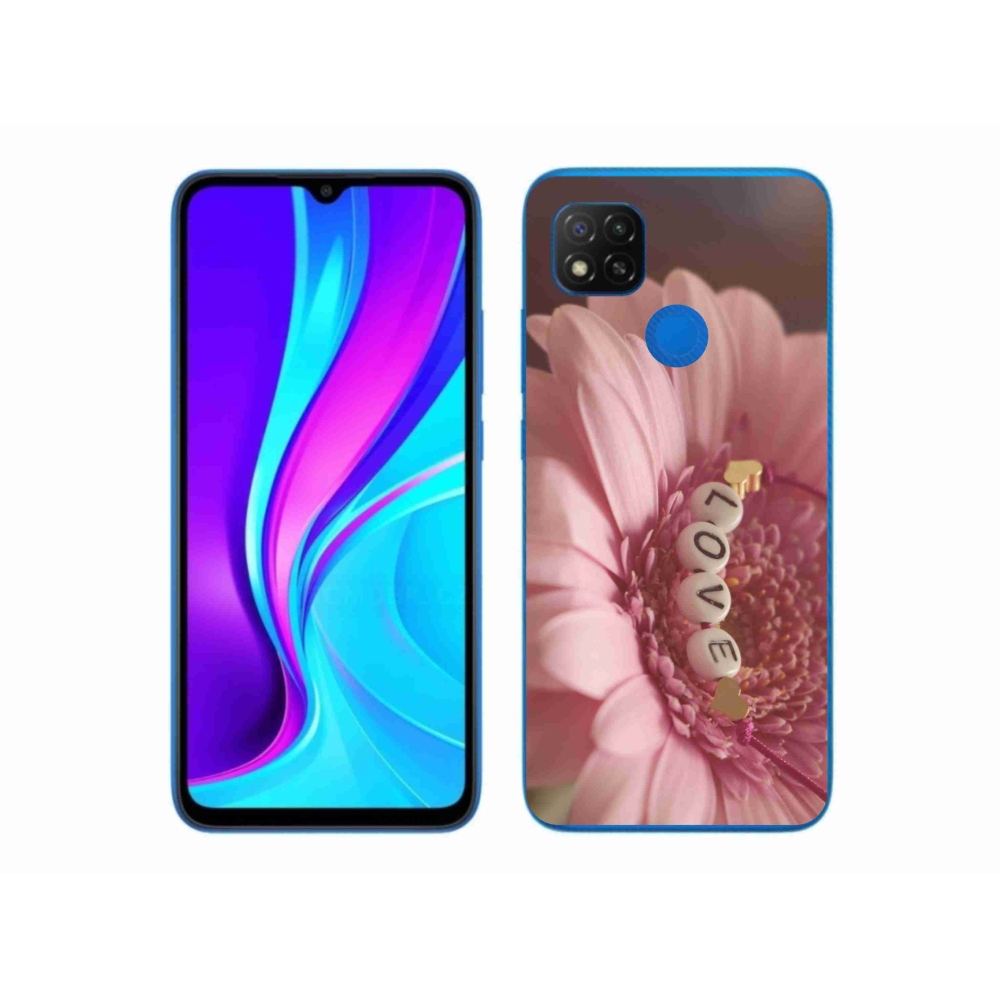 Gélový kryt mmCase na Xiaomi Redmi 9C - prívesok love