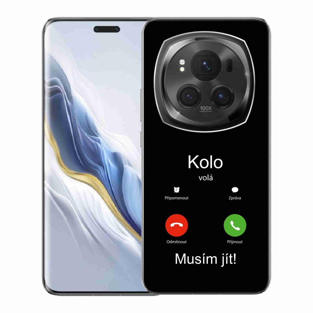 Gélový kryt mmCase na Honor Magic 6 Pro 5G - bicykel volá čierne pozadie