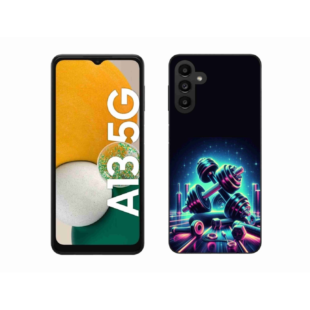 Gélový kryt mmCase na Samsung Galaxy A13 5G - činky