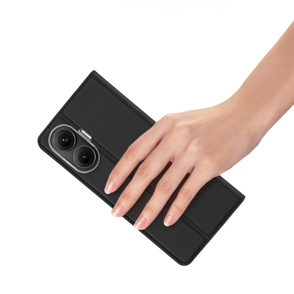 DUX knižkové púzdro na Xiaomi Poco F7 5G - čierne