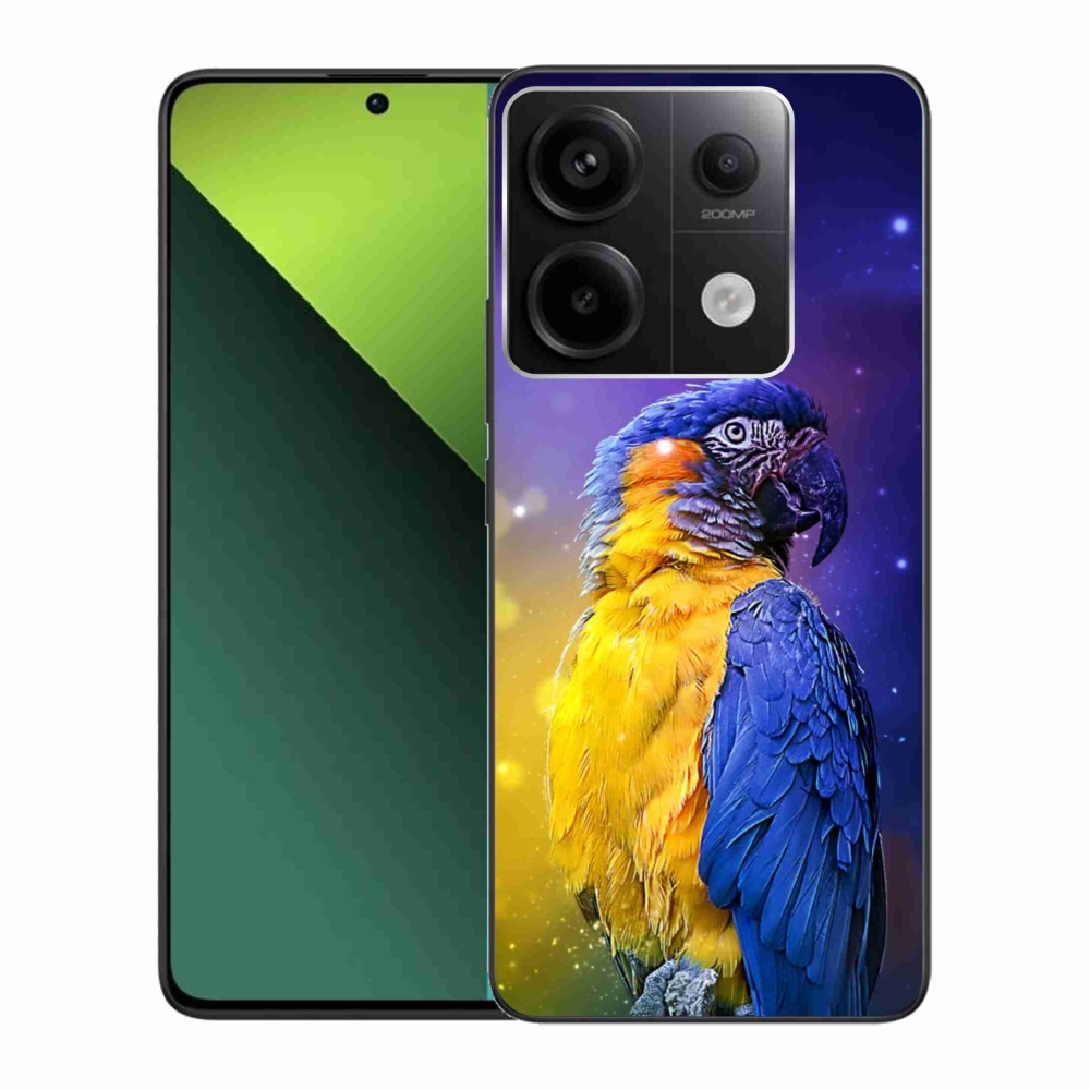 Gélový obal mmCase na Xiaomi Redmi Note 13 Pro 5G/Poco X6 5G - papagáj ara 1