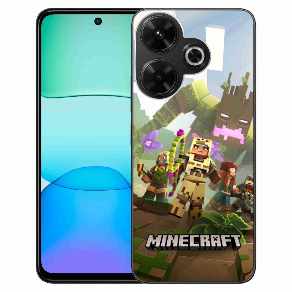 Gélový kryt mmCase na Xiaomi Redmi 13 4G/Poco M6 4G - minecraft 1