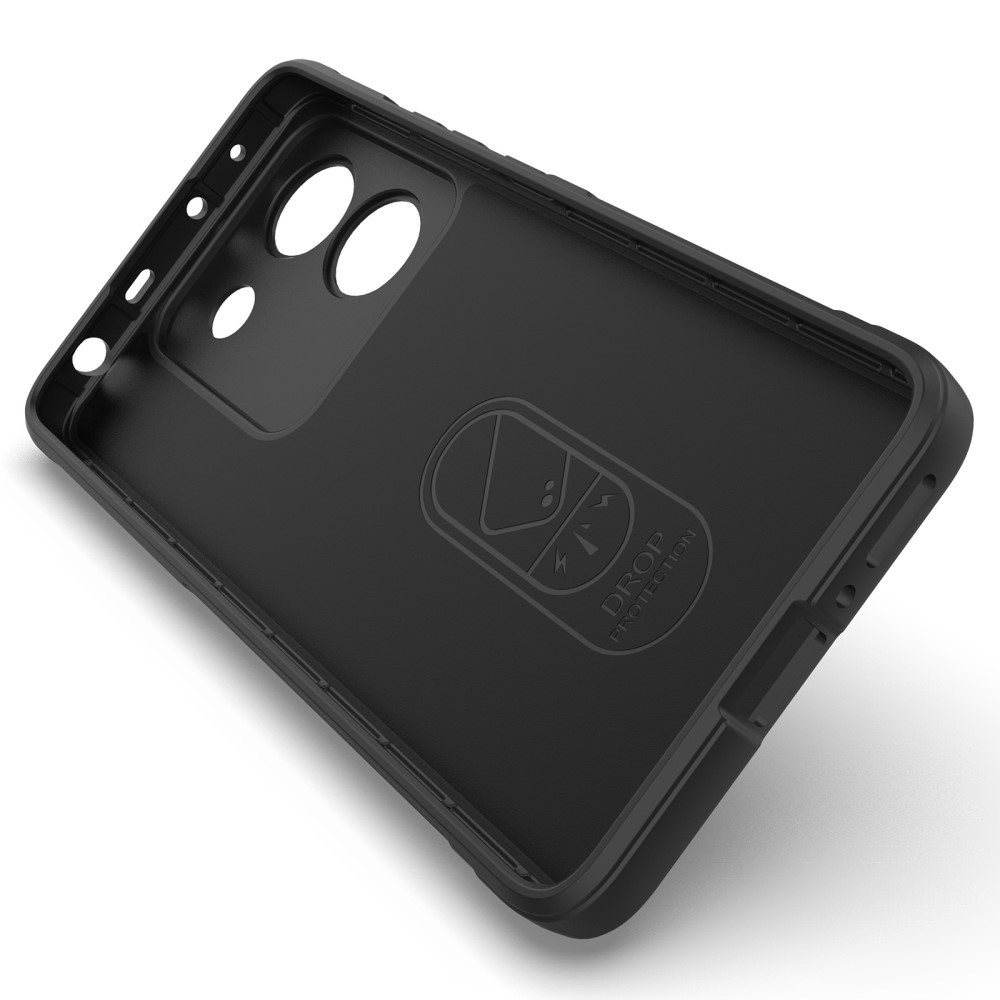 Rugg odolný gélový obal na Xiaomi Poco M7 Pro 5G - čierny