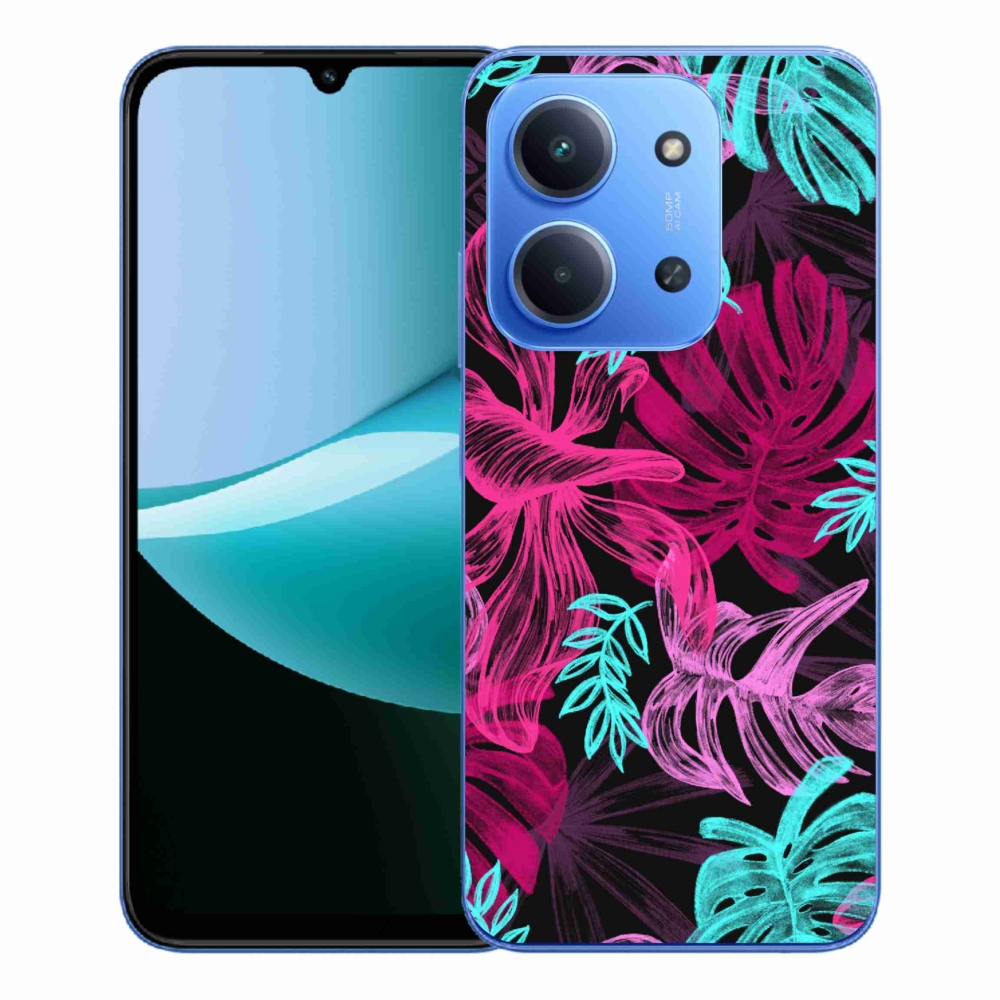 Gélový kryt mmCase na Xiaomi Redmi 15C 4G/5G (173mm) - kvety 1