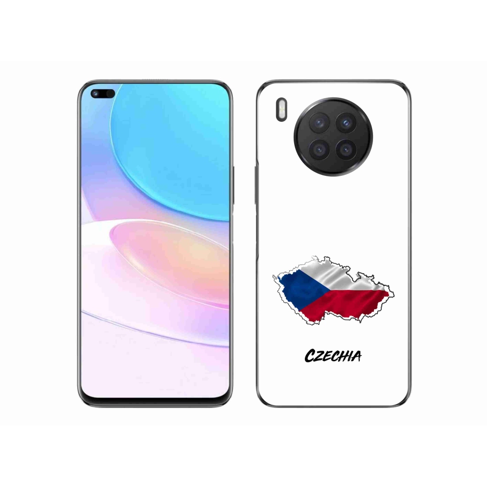 Gélový kryt mmCase na Huawei Nova 8i - Czechia biele pozadie