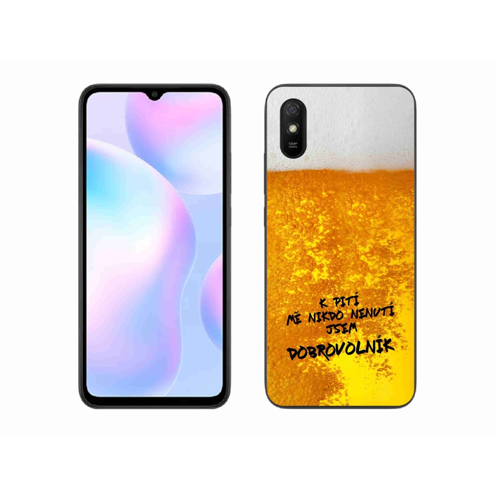 Gélový kryt mmCase na Xiaomi Redmi 9AT - pivný motív 4