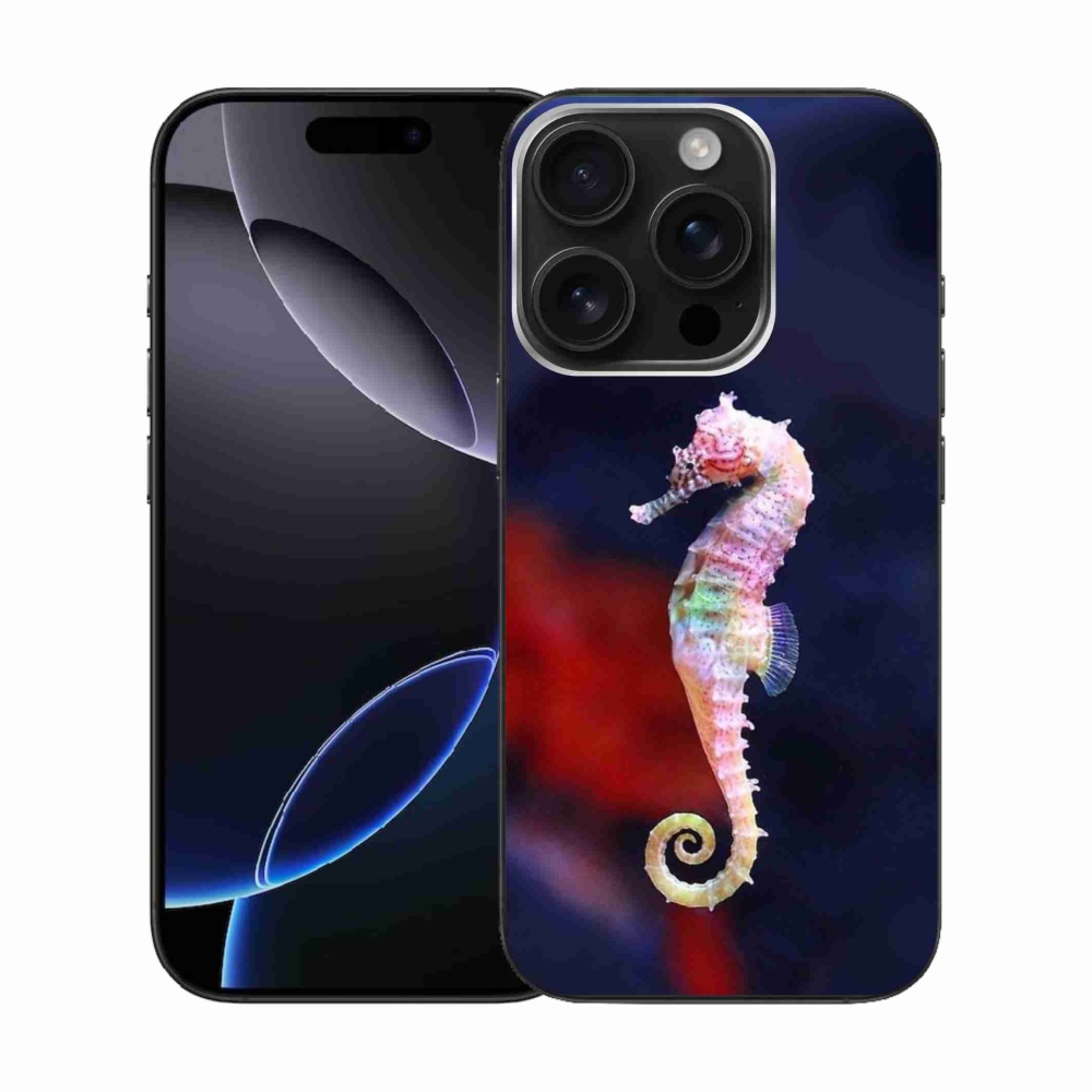 Gélový kryt mmCase na iPhone 16 Pro - morský koník