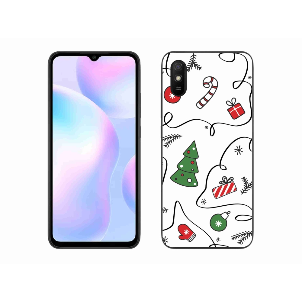 Gélový kryt mmCase na Xiaomi Redmi 9A - vianočné motívy