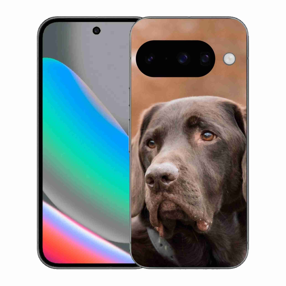 Gélový kryt mmCase na Google Pixel 10 - hnedý labrador