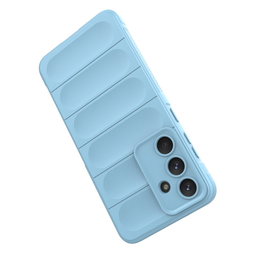 Rugg odolný gélový obal na Samsung Galaxy S25 FE - svetlomodrý