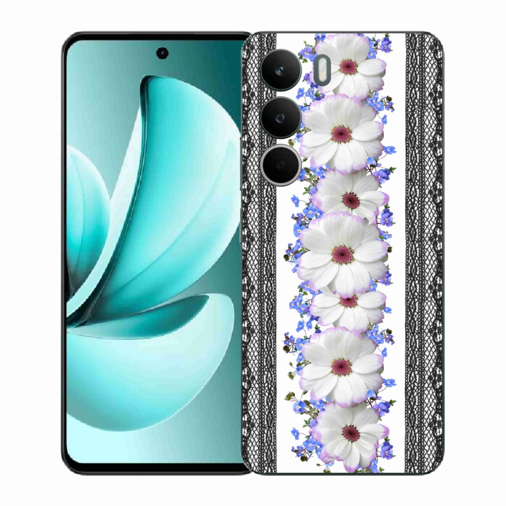 Gélový kryt mmCase na Realme C71 - kvety 8