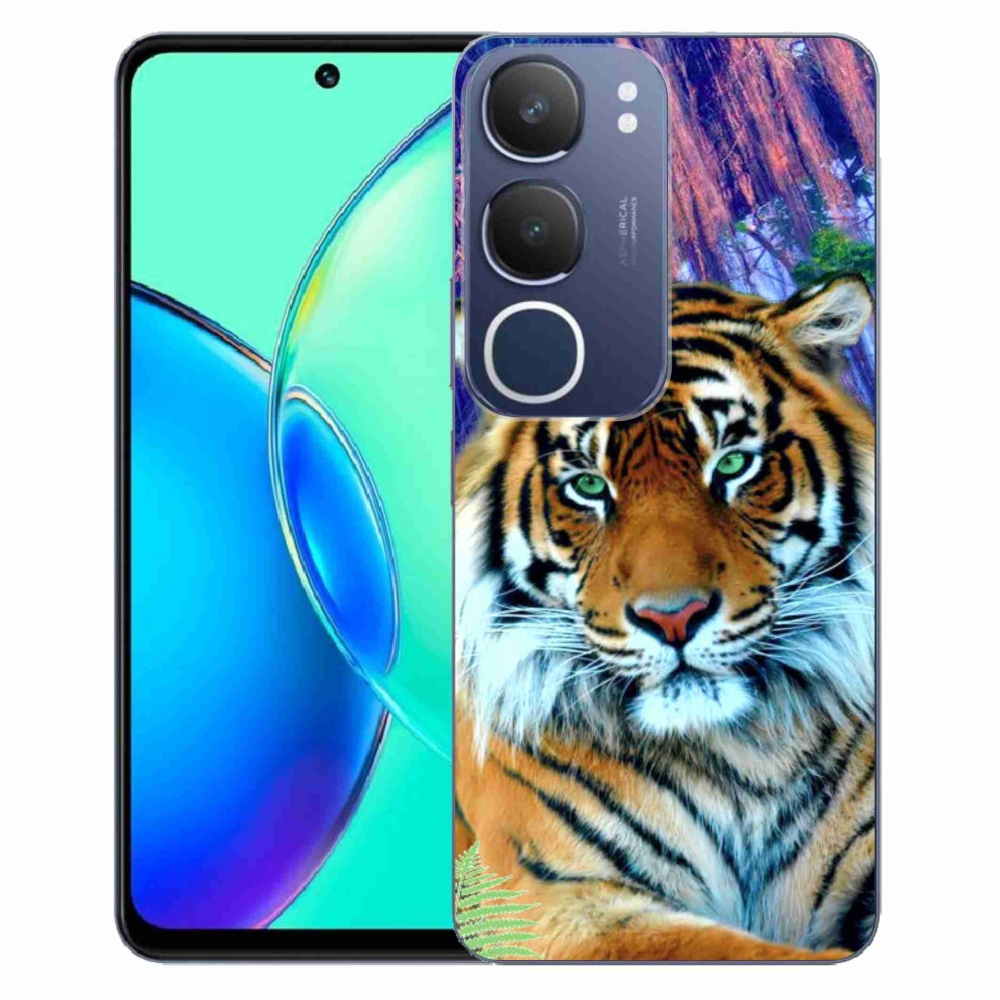 Gélový kryt mmCase na Vivo Y19s - tiger