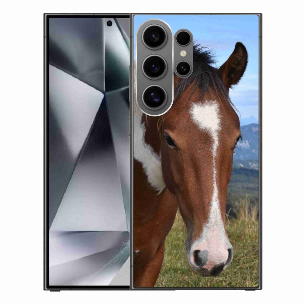 Gélový obal mmCase na Samsung Galaxy S24 Ultra - hnedý kôň