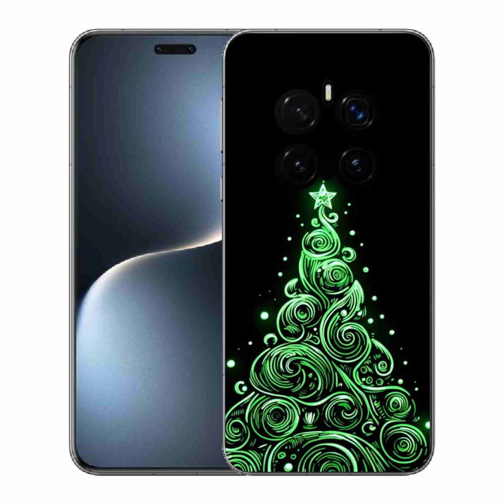Gélový kryt mmCase na Honor Magic 7 Pro 5G - neónový vianočný stromček 3