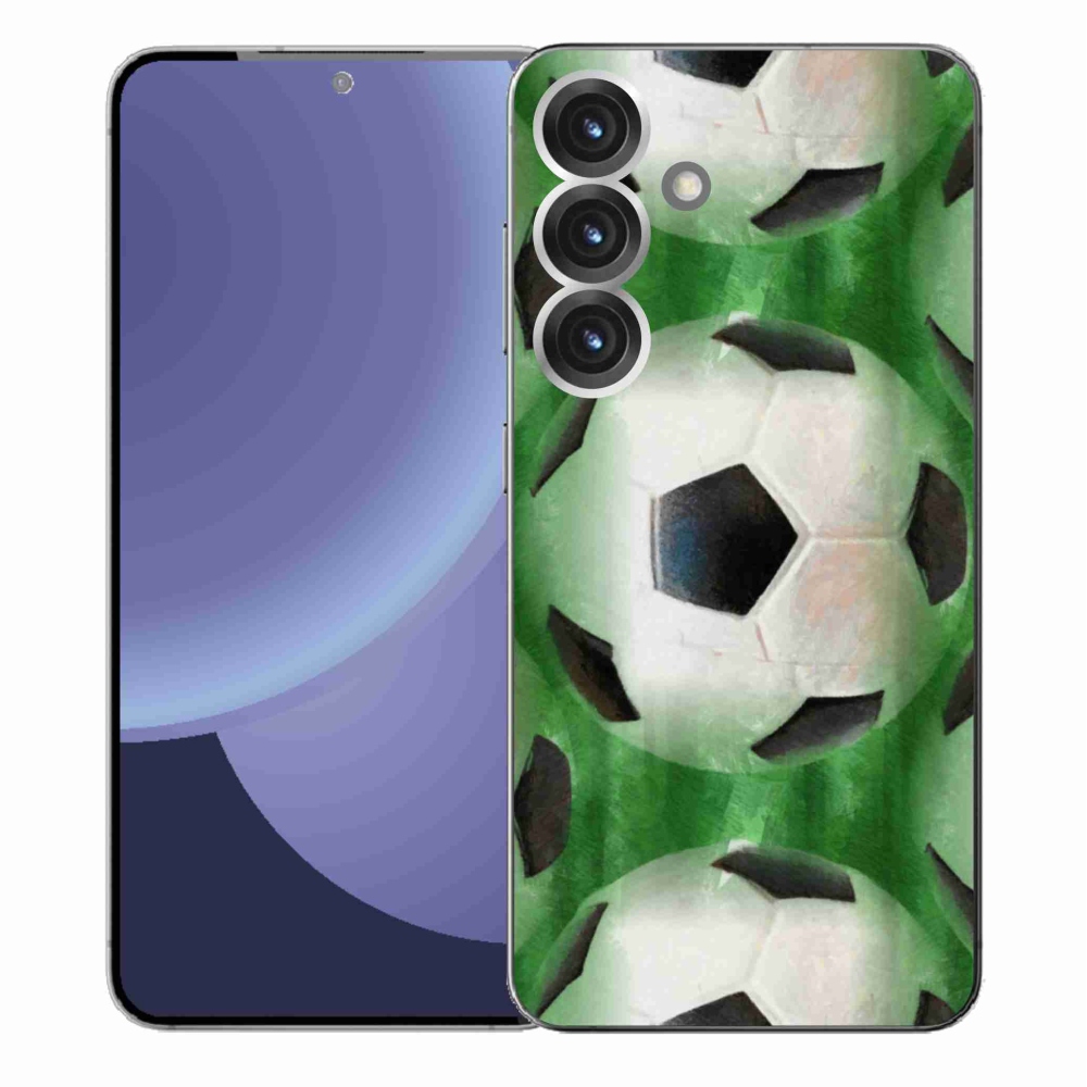 Gélový kryt mmCase na Samsung Galaxy S25+ - futbalová lopta