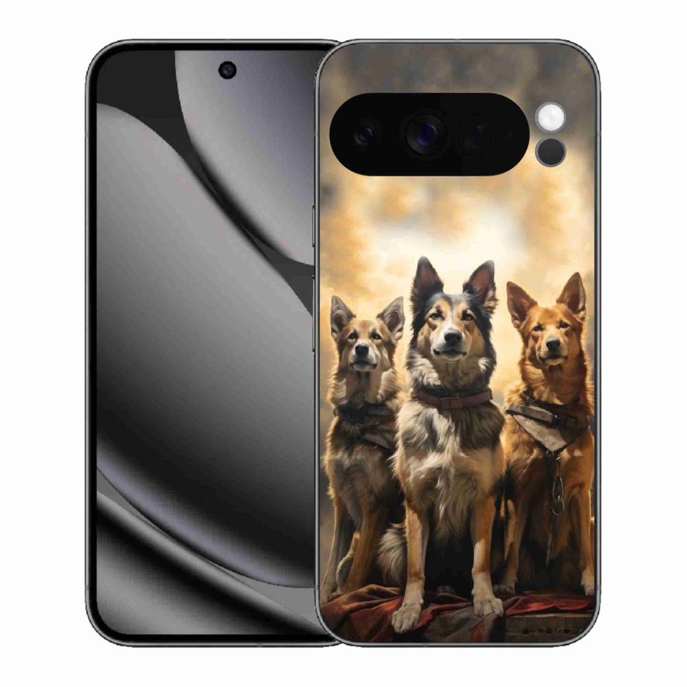 Gélový kryt mmCase na Google Pixel 10 Pro XL - tri psy